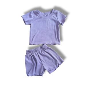 Lavender Kids Ribbed Play Set